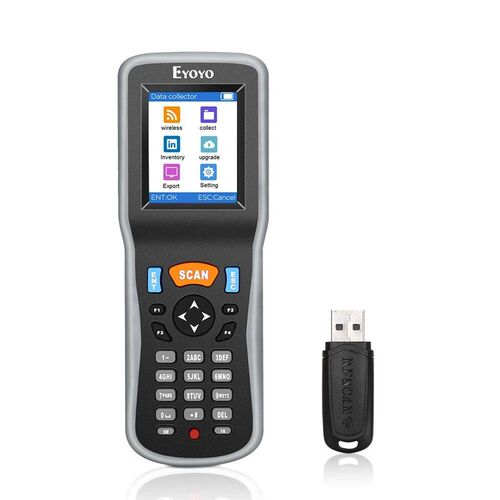 Eyoyo 1D Wireless Barcode Scanner Handheld Data Collector In