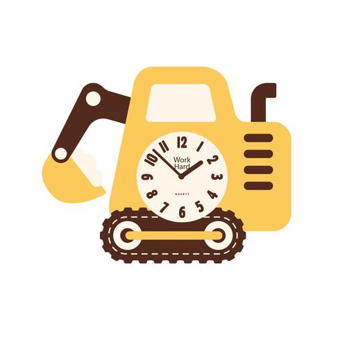 Cartoon swing clock cute wall clock childrens room decorati