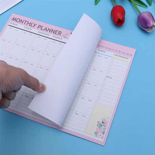 20Sheets A4 Monthly Planner Calendar Shedule Notebook Agenda