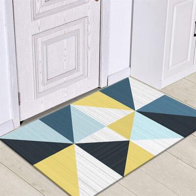 Absorbent felt bedroom entrance door mat bathroom rug carpet