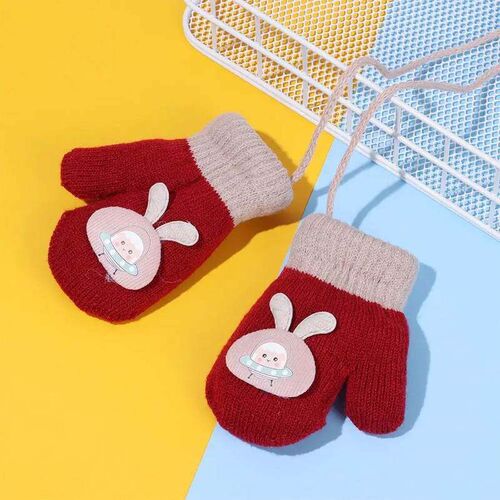 Thicken Mittens for Children Kids Mittens Winter Cute Knitte