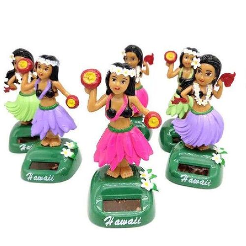 Hawaii Dancing Girl Solar Powered Hawaiian Shaking Head