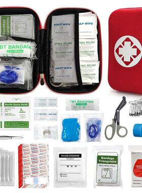 175pcs Emergency Medicial First Aid Bag Mini Travel Camping