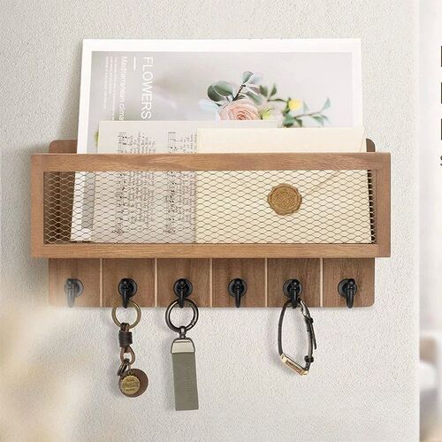 Key Holder Mail Organizer Wall Mount Key and Mail Holder Key