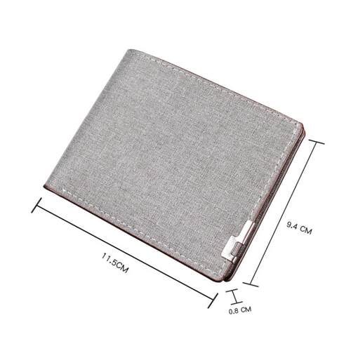 Mens Multifunctional  Wallet Leisure Travel Lightweight Por