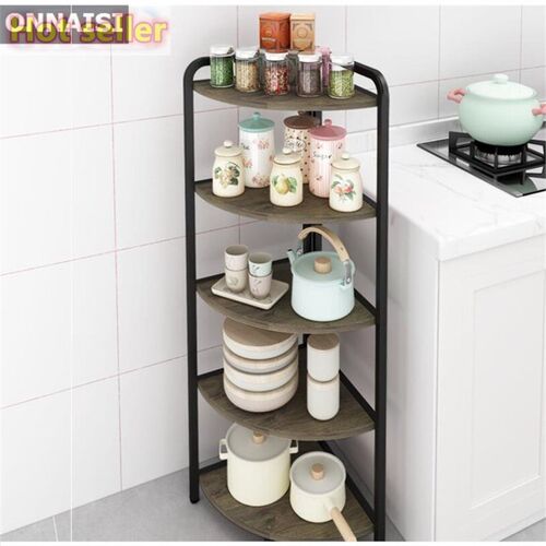 Kitchen shelf multilayer home seasoning supplies of landing