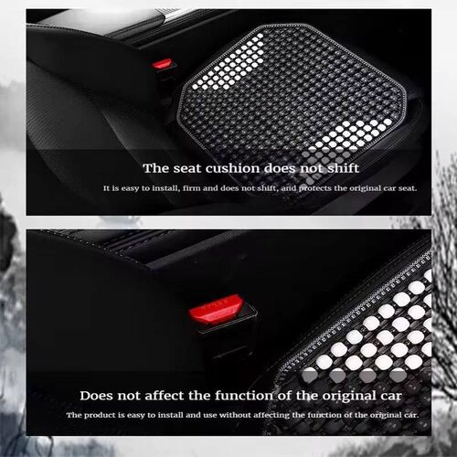 Summer Wooden Beads Seat Cushion  Cool and Breathable Comfor