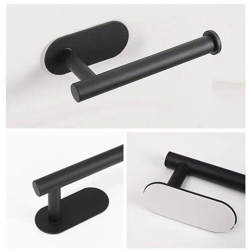 No Punching Wall Mounted Toilet Paper Holder Rustproof Antic