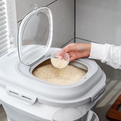 Japanese Rice Bucket Box 2025 Simple Grain Storage Box Multi