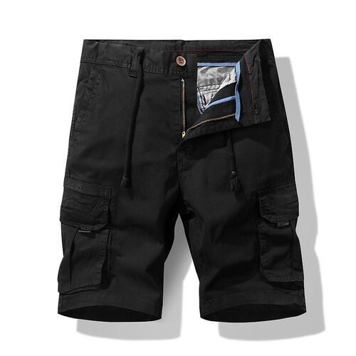 New Korean tendy Mens Cotton Ice Silk Pants Spring and Summ