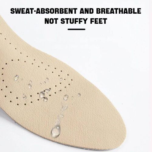 Leather Women Shoes Insoles Soft Non-slip Shoe Pads Comfort