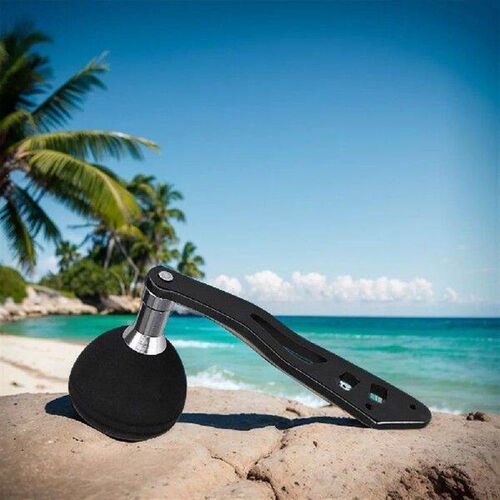 Aluminum Alloy Fishing Reel Handle EVA Oval Grip Metal Knob
