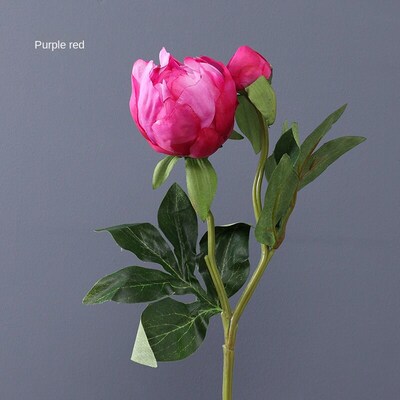 1Pc Artificial Flowers Bouquet Beautiful Silk Peony Wedding