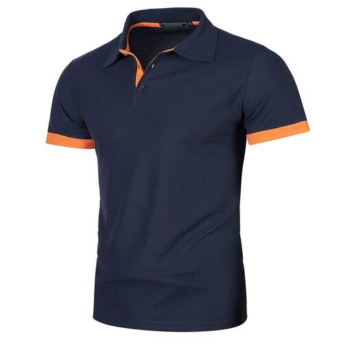 Summer Men  Men Shirt Short Sleeve  Shirt Contrast Color  Ne