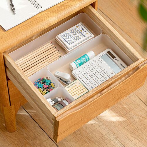 Drawer Organizer Storage Box Plastic Sundries Container Divi