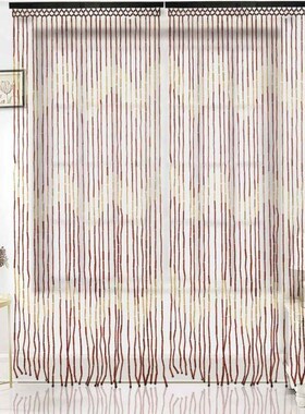 Handmade Fly Screen Wooden Bead Curtain 220x90cm 31 Lines Wo