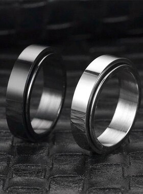 Anti Sress Anxiety Fidget Spinner Couple Rings For Lovers Ro