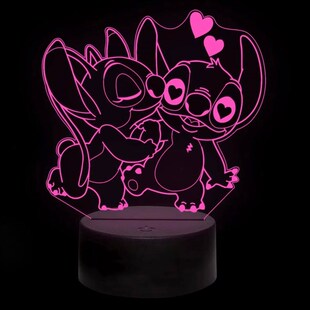 2025 3D Illusion Stitch Night Light with Remote Control and