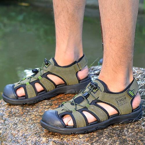 Summer New Mens Sands Casu Large Size Handmade Beach Shoes