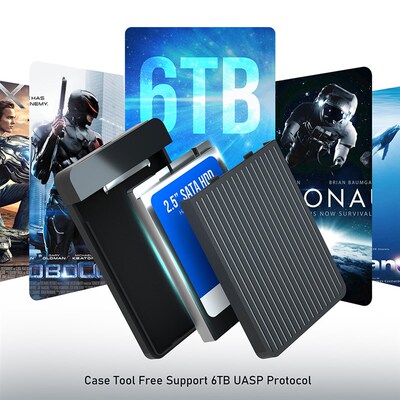 2.5 inch USB3.0 Hard Drive Case External hd case enclosure u