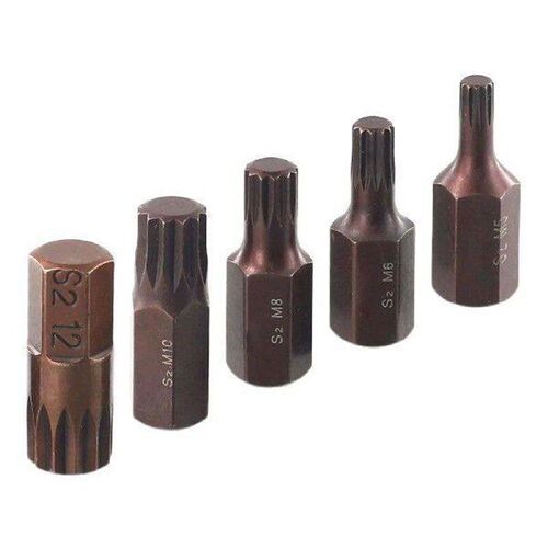 10mm Hex Shank Star Screwdriver Bit Alloy Steel For Impact