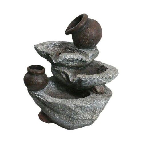 Small Tabletop Water Fountain Indoor Soothing Sound Vintage