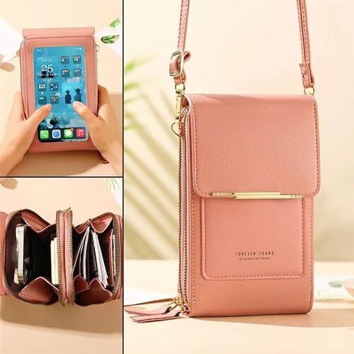 3 Style Women Bags Soft Leather Wallets Touch Screen Cell Ph