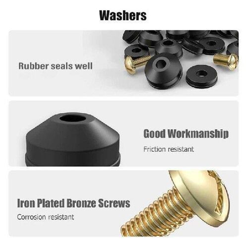 116Pcs Faucet Sealing Gaskets Seal Washer Replacement