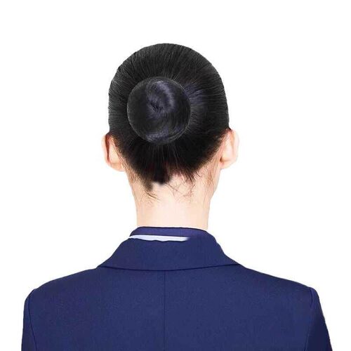 Black Invisible Hair Net for Girls Dance Bun, Latin Dance H