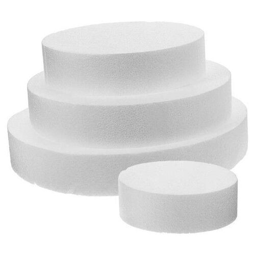 4 Pcs Fake Cake Balloon Decorations Rotating Stand Foam