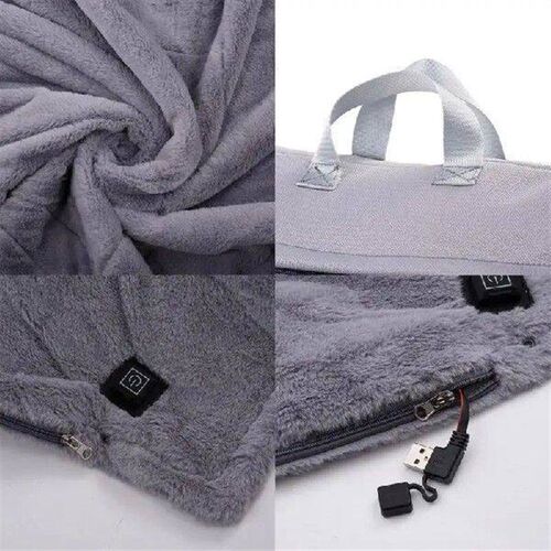 Heated Throws 59x33.5 Inch Super Soft Heated Nap Blanket