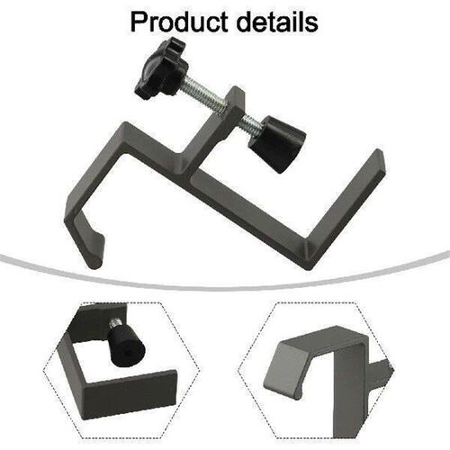 Adjustable Hook Clamp-On Holder Restaurant Use Aluminum