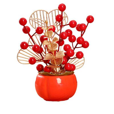 2025 Year of the Snake Persimmon Decoration Decoration
