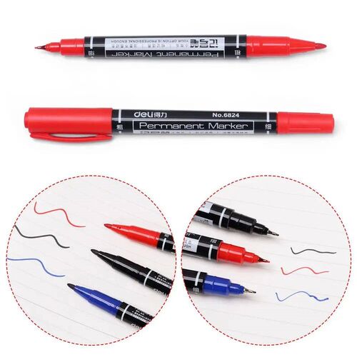 Colored Dual Tip 0.5/1 mm Fast Dry Permanent Sign Fine Point