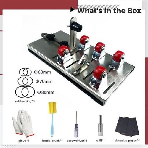 Glass Bottle 5 Round Black Cutting Tool As Shown Stainless