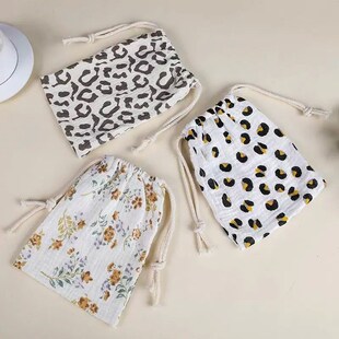 Cotton Baby Bags String Diaper Stackers Caddy Organizer Napp