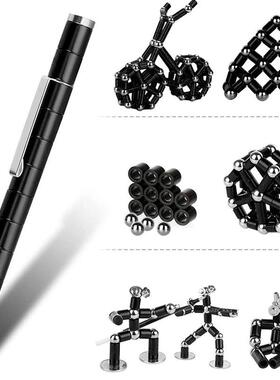 Magnetic Metal Ballpoint Pen Multifunctional Deformable Neut
