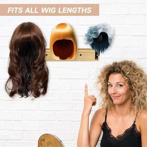 Hanging Wig Stand Wig Storage Organizer Rack Wig Holder Wig