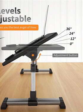Portable Folding Laptop Stand Holder Study Table Desk Coolin