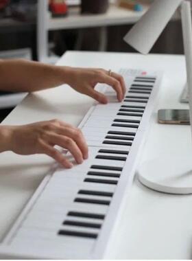 Folding Piano 61 Keys Portable Pianos Synthesizer Profession