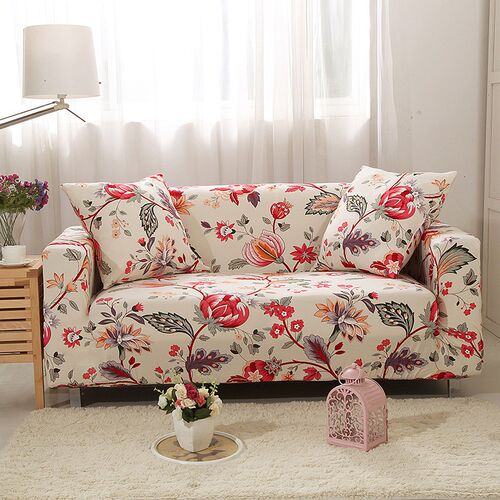 Floral Printing Stretch Elastic sofa cover cotton sofa towel