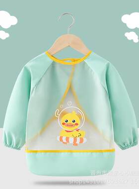 Babys Overalls Food Waterproof AntiDirty Childrens Bib Fo