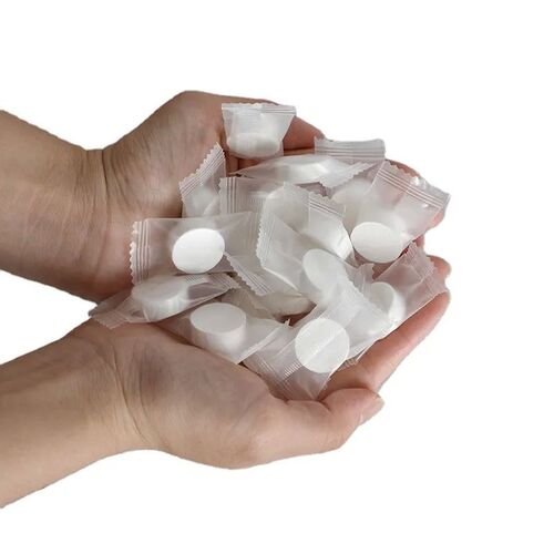 50PCS Compressed Towel Disposable Coin Tissue Travel Portabl