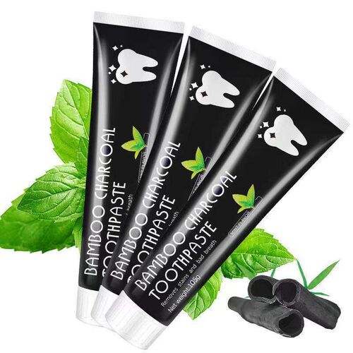 Bamboo Charcoal Toothpaste with Activated Charcoal for White