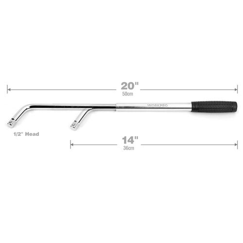 WORKPRO Telescoping Wrench Auto Spanner Lug Car Repair Tool