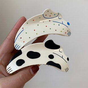 New Design Lovely Color Rhinestones Dog Dalmatian Animal Hai