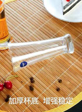 Large crystal edinger beer glass high-grade wheat cup large