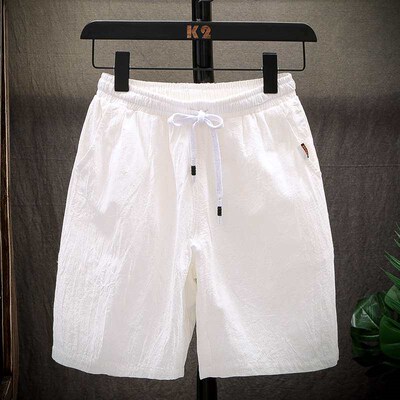 orts Mens Summer Casual Five-point Pants Mens Croppe Cotto