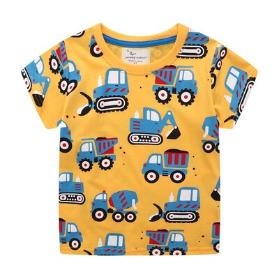 Jumping Meters 2022 New Arrival Boys Tshirts Cotton Summer C