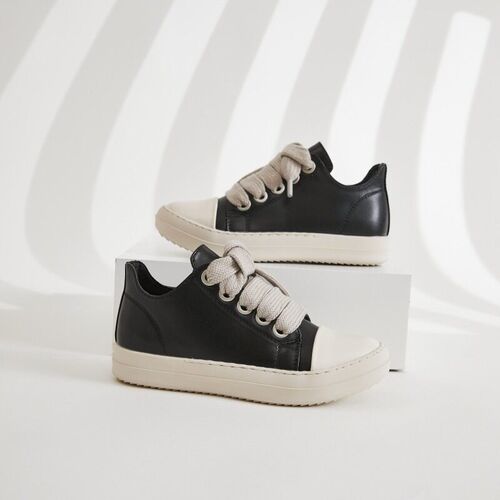 White Shoes Womens Thick Shoelaces Personalized rendy Shoes